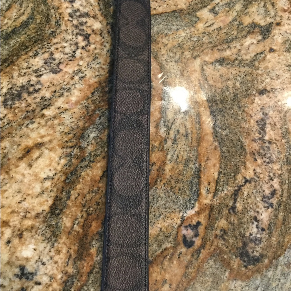 Coach double sided leather belt